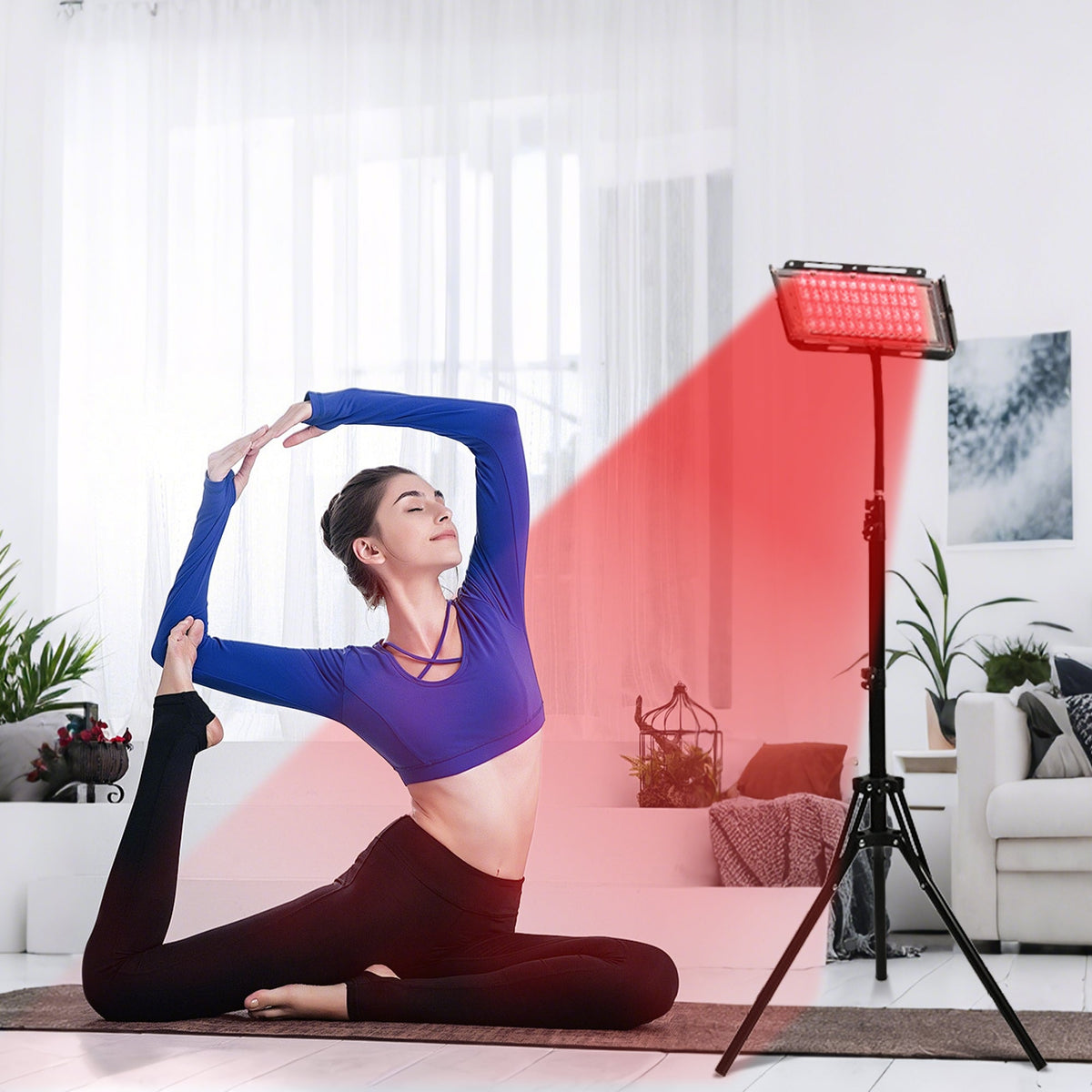 LumyHealth Red and Infrared Light Therapy Panel With Stand