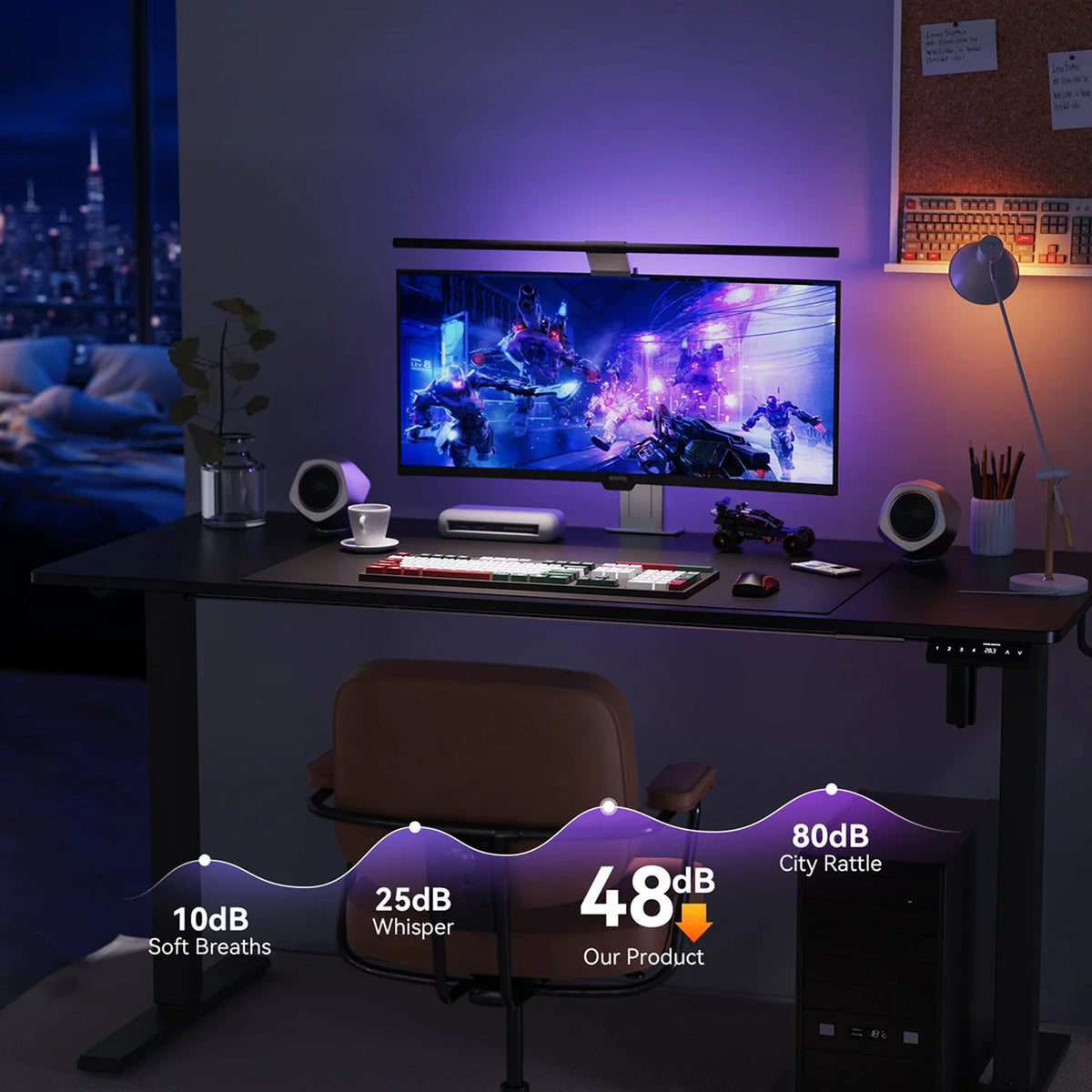 WalkingPad Two-Piece Tabletop Electric Standing Desk