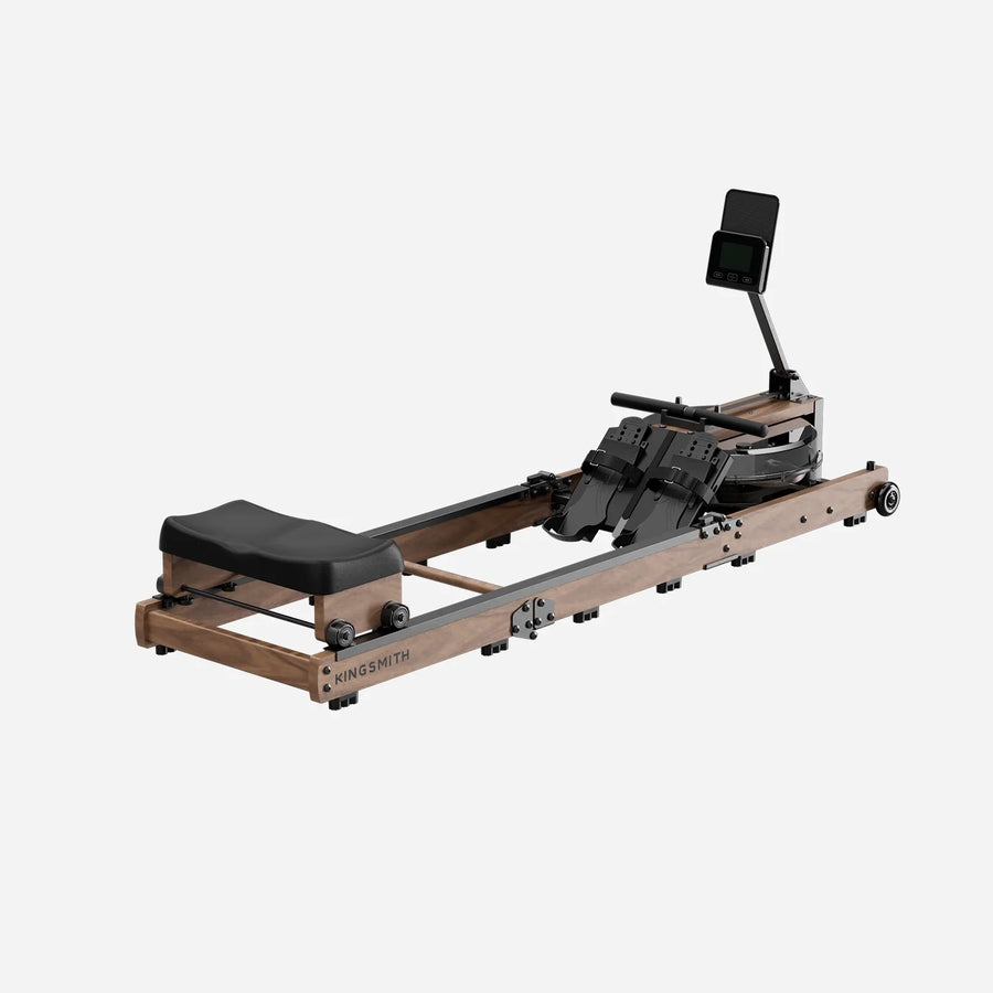 Solid wood water rower