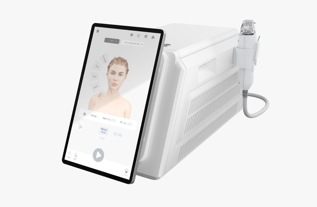 Microneedling and RF for visible skin appearance support and texture improvement.