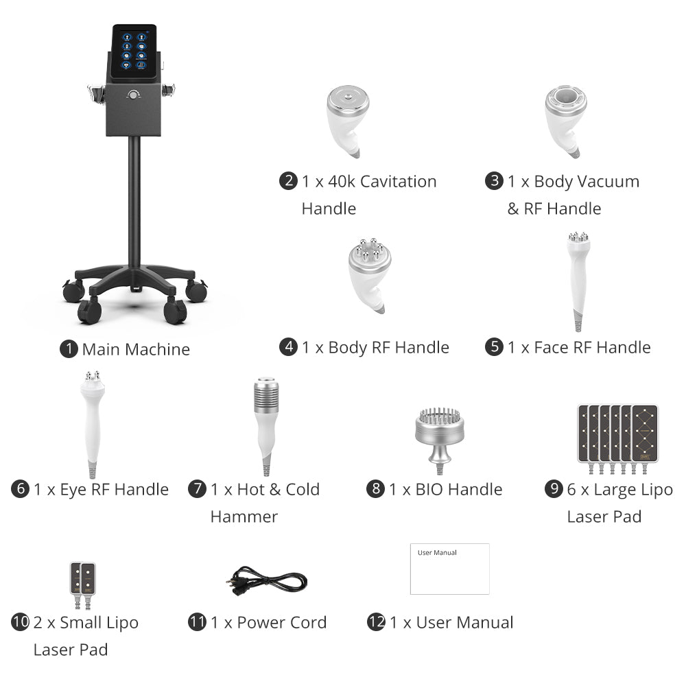 Shape Tactics 9-in-1 Cavitation and RF Contouring System