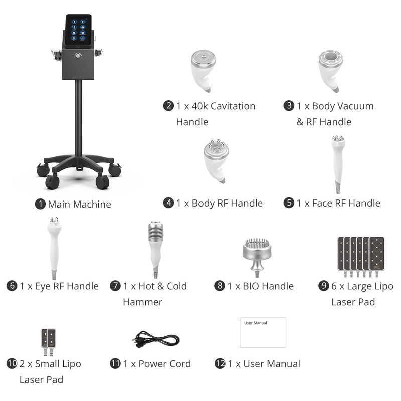 Shape Tactics 9-in-1 Cavitation & RF Contouring System