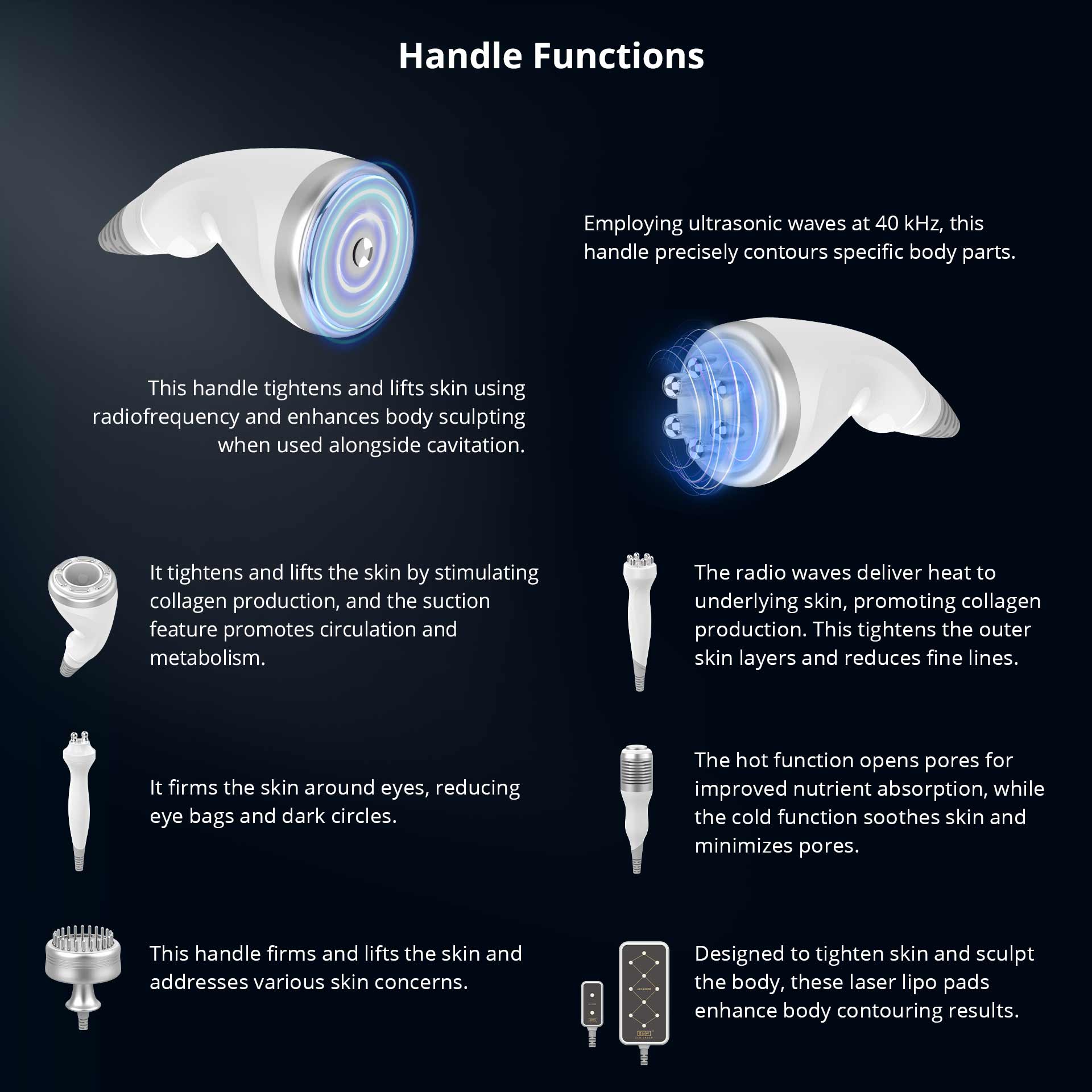 Shape Tactics 9-in-1 Cavitation and RF Contouring System