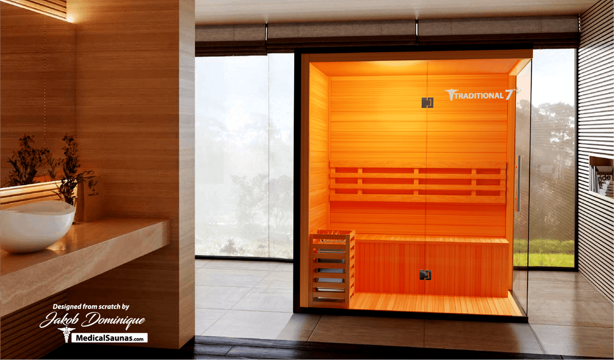 Medical Sauna 4 Person Traditional Steam Sauna (Traditional 7)