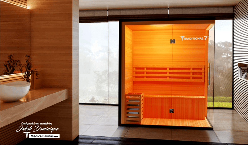 Medical Sauna 4 Person Steam Sauna Traditional 7