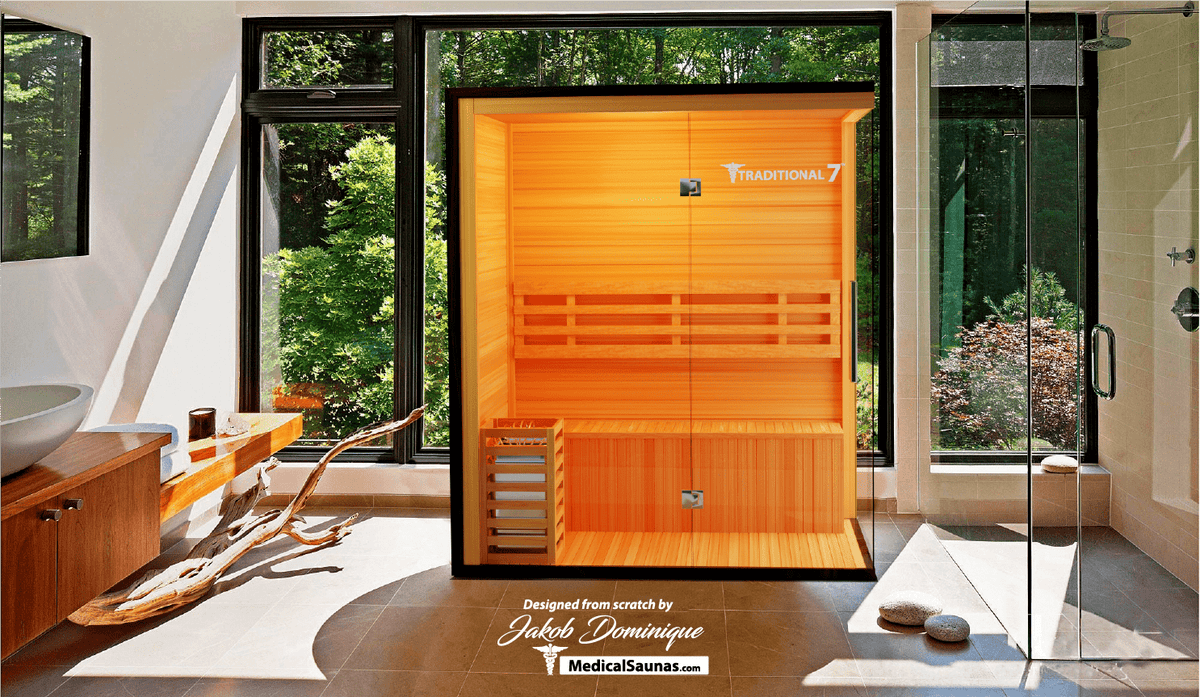 Medical Sauna 4 Person Traditional Steam Sauna (Traditional 7)